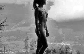 Karen Fukuhara White Thong Bikini